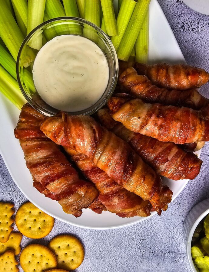 Easy Bacon Wrapped Chicken Tenders