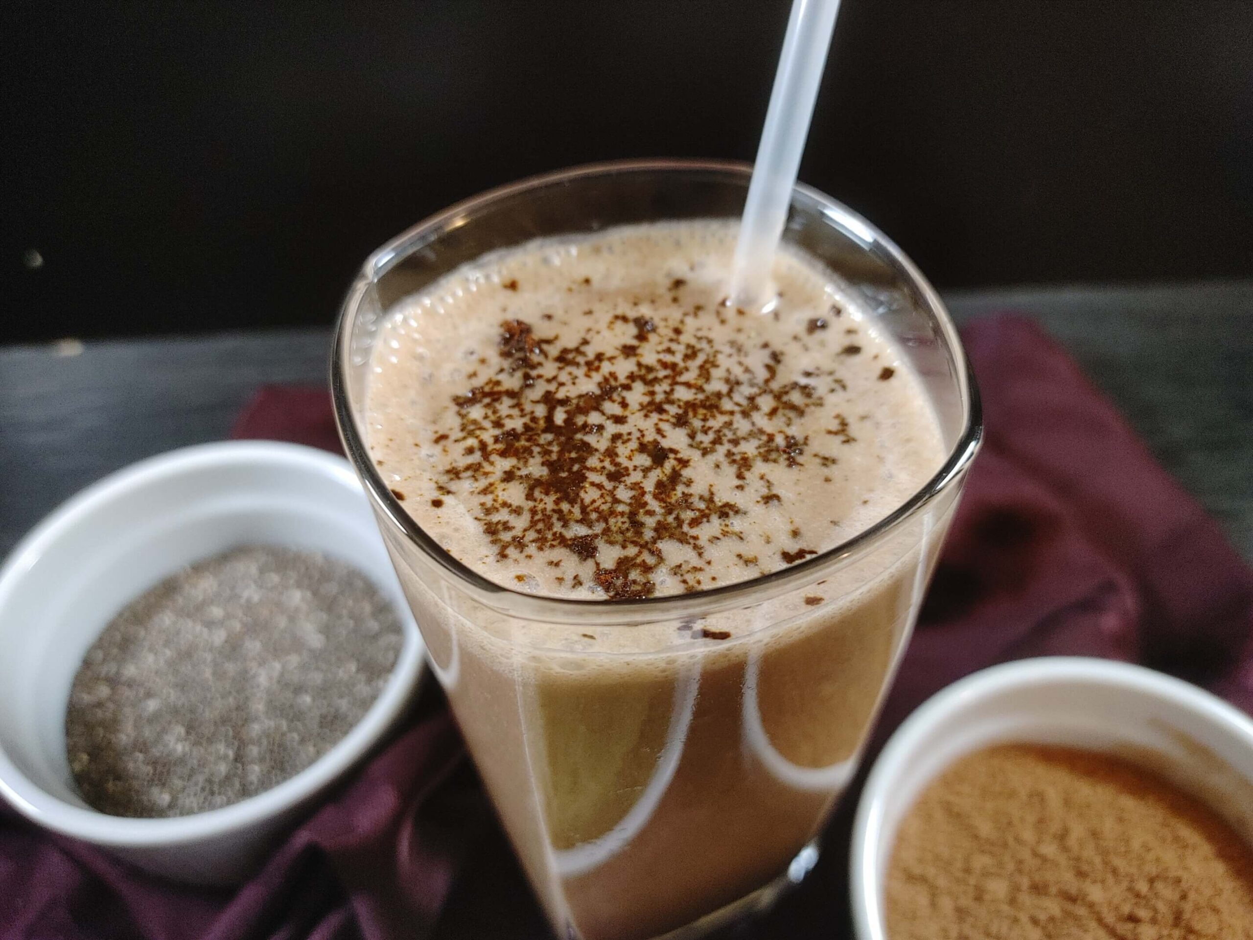 Easy Mocha Matcha Smoothie