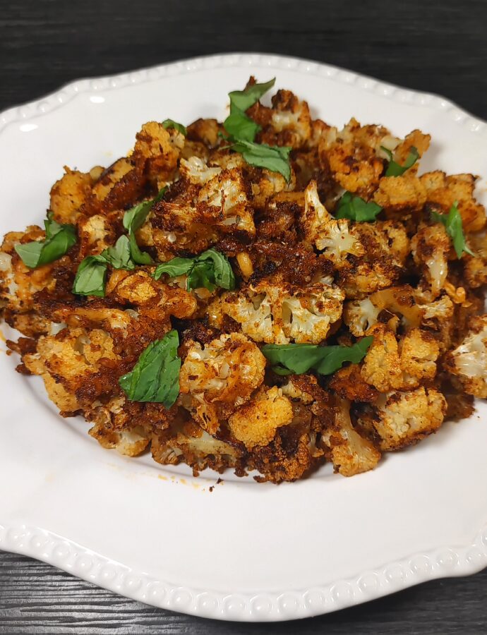 The Best Roasted Parmesan Cauliflower