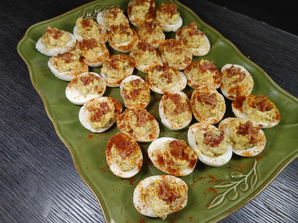 PLATED DEVILED EGGS