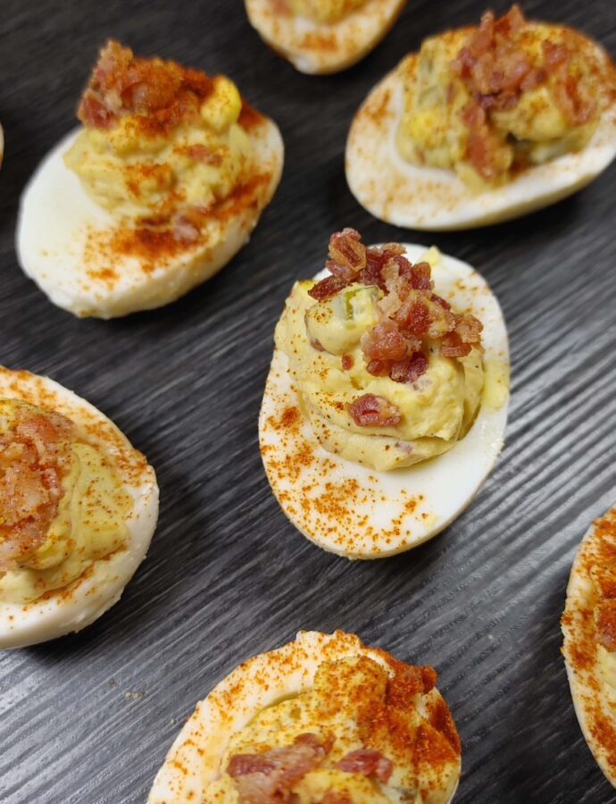 The Best Loaded Deviled Eggs