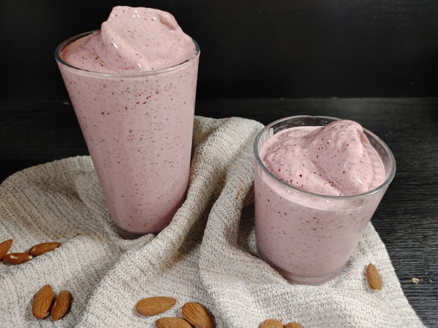 Sweet Cherry Almond Flaxseed Smoothie U Keep Cooking