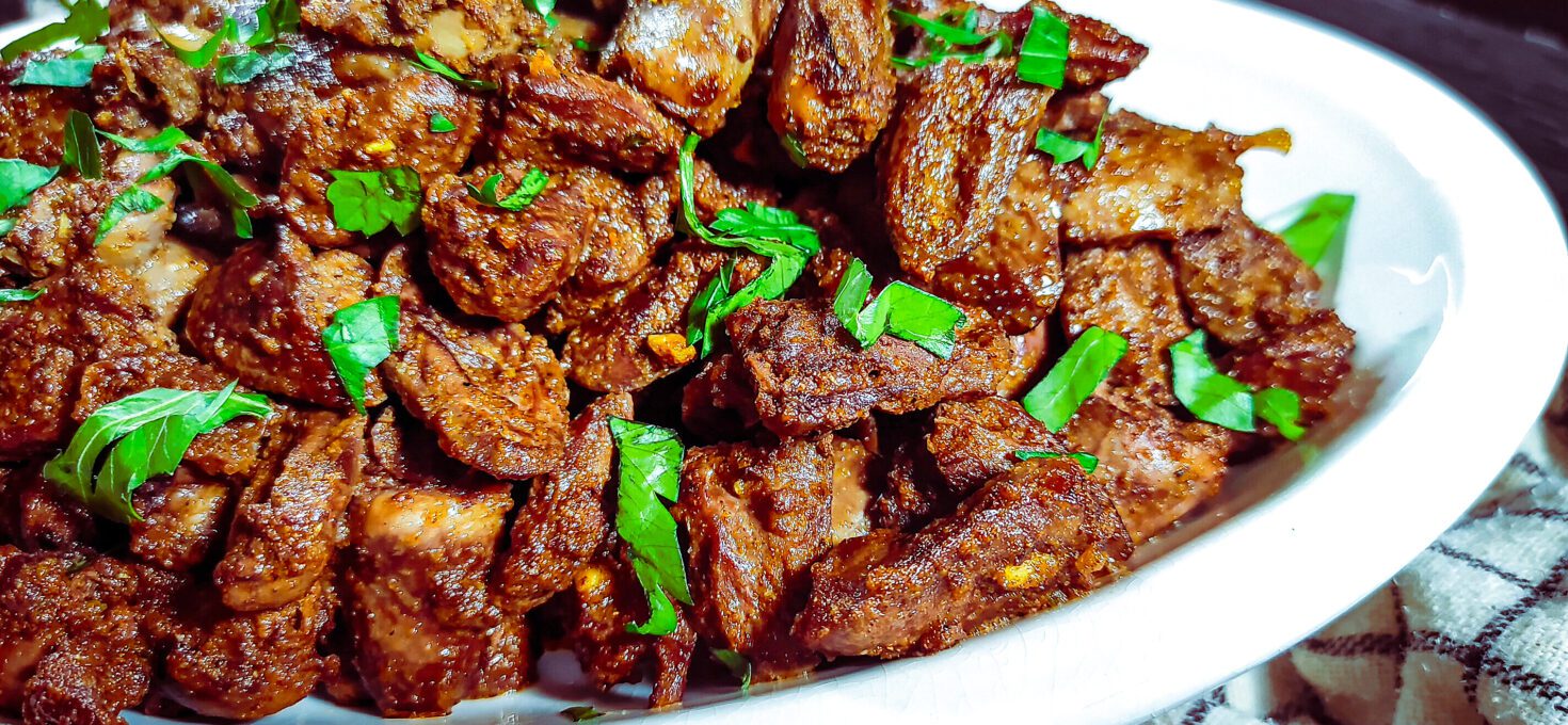 Tasty Sauteed Chicken Hearts