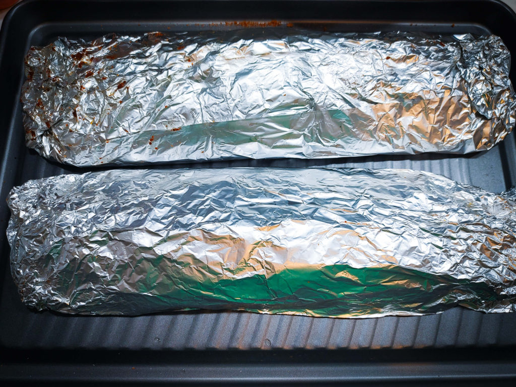 WRAP RIBS IN FOIL AND GET READY TO BAKE