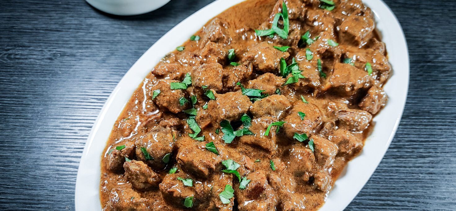Crockpot Creamy Mushroom Steak Bites