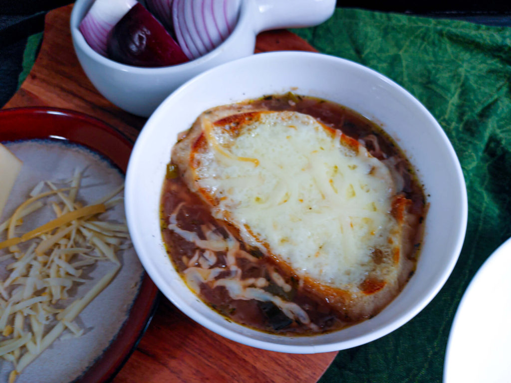 BOWL OF RED ONION SOUP