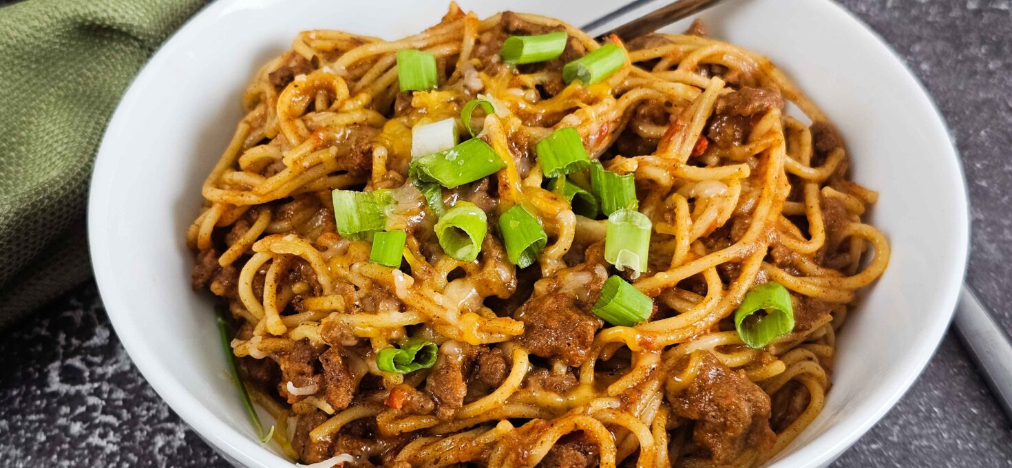 Easy One Pot Taco Spaghetti