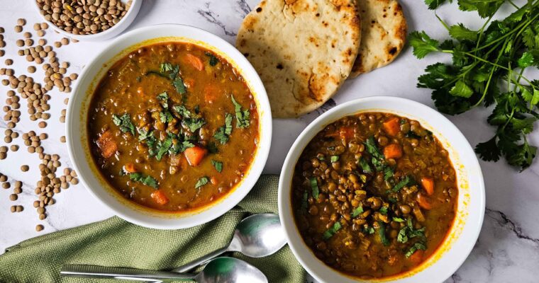 Easy Crockpot Lentil Soup