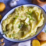 Simple Creamy Garlic Mashed Potatoes