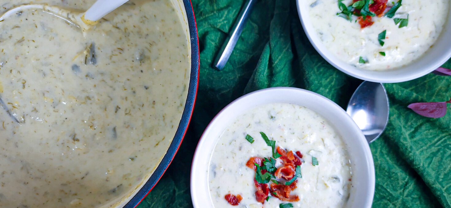 Creamy Potato Leek Soup