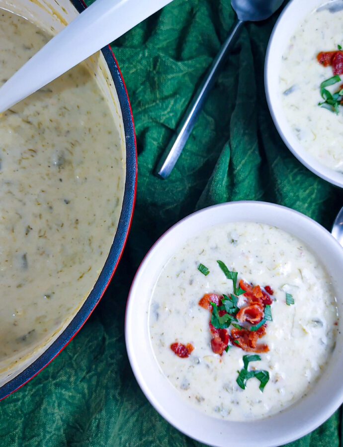 Creamy Potato Leek Soup