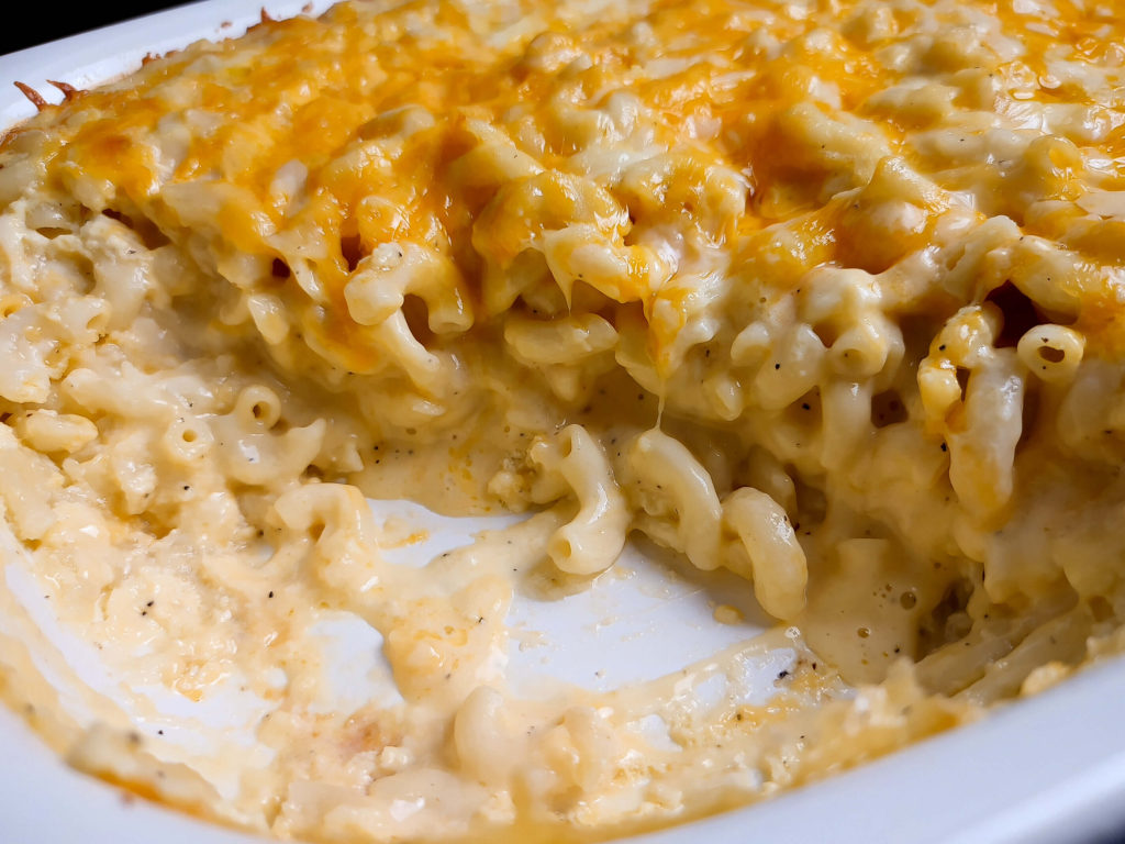 SERVED MACARONI AND CHEESE 