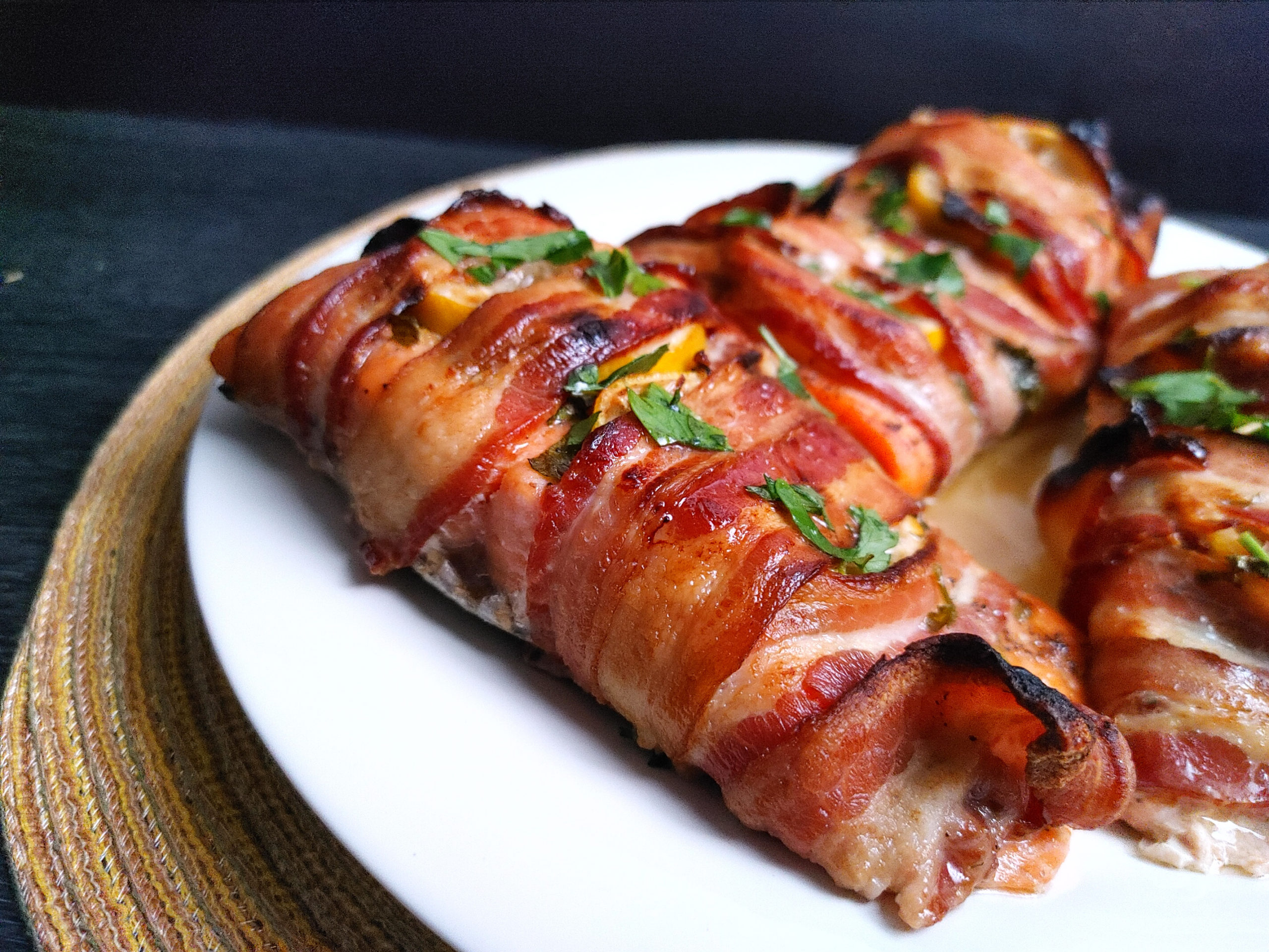 Bacon-Wrapped Baked Salmon