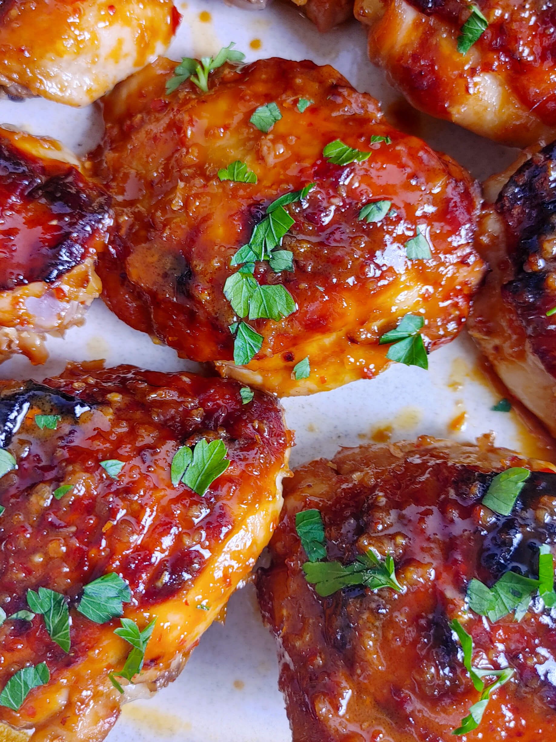 Honey Garlic Sticky Chicken - U Keep Cooking