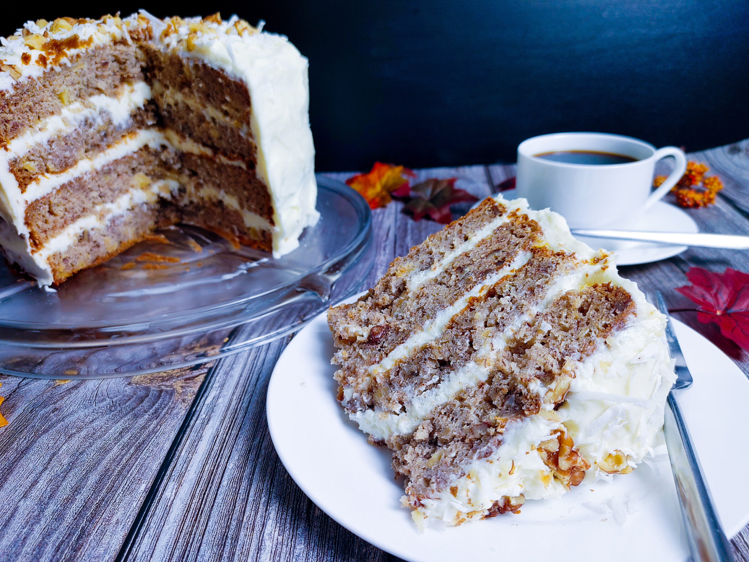 Best Banana Pineapple Cake with Cream Cheese Frosting