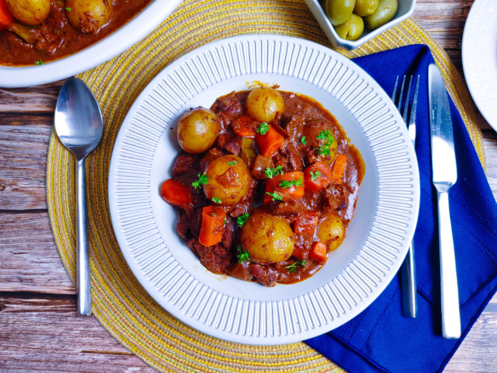 PLATED EASY BEEF STEW