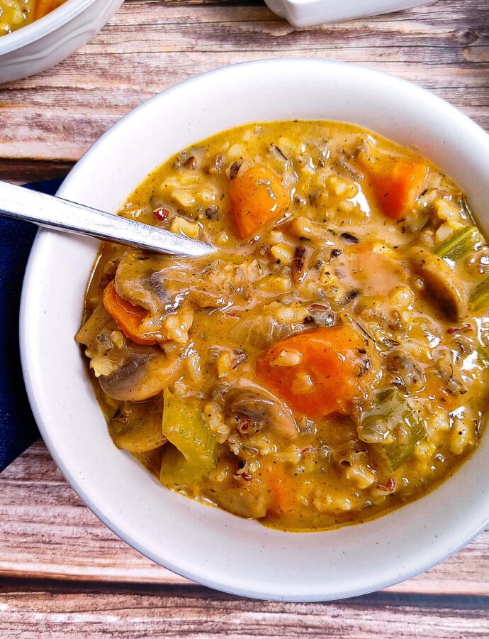 Mushroom and Wild Rice Soup