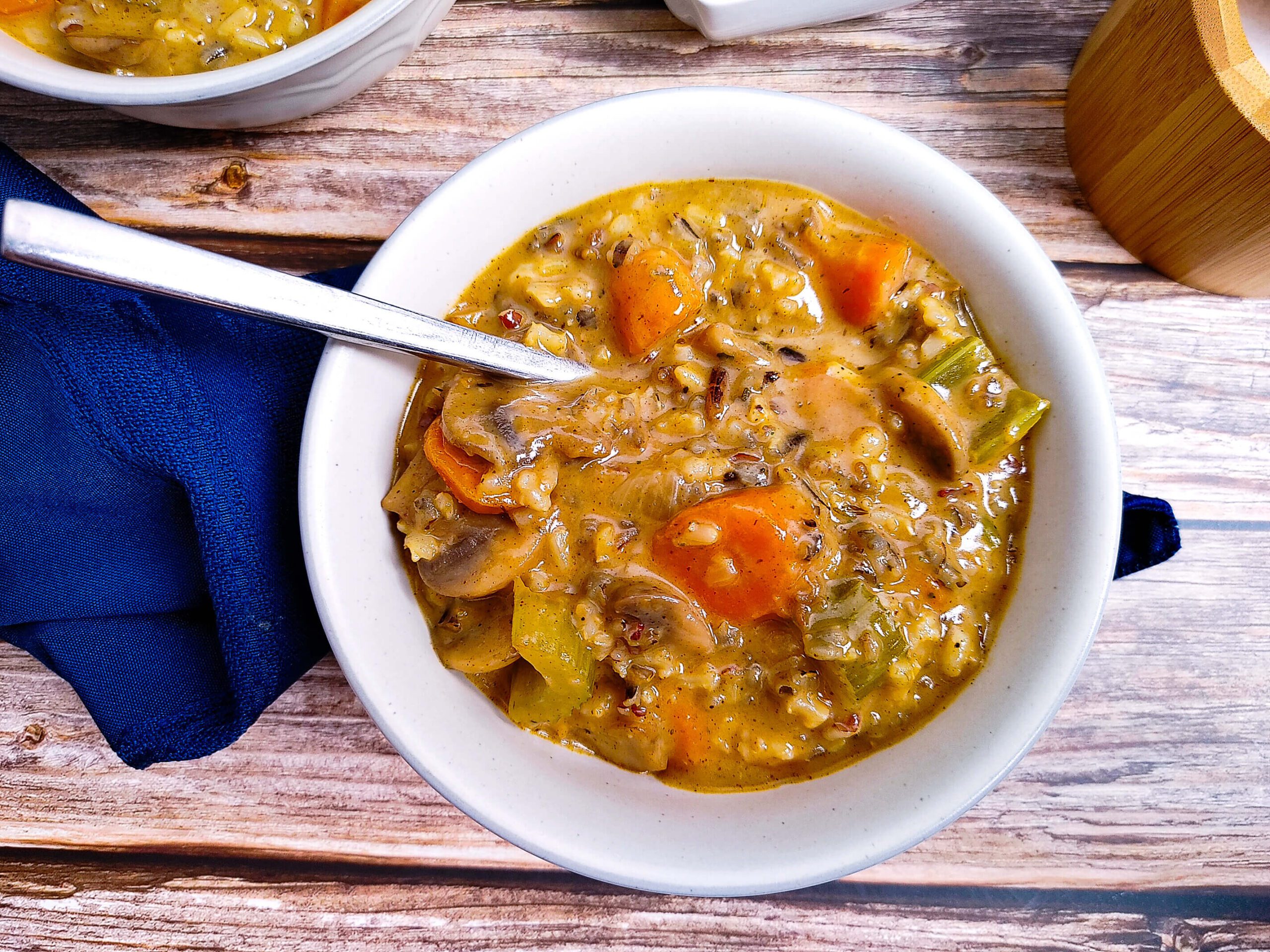 Mushroom and Wild Rice Soup