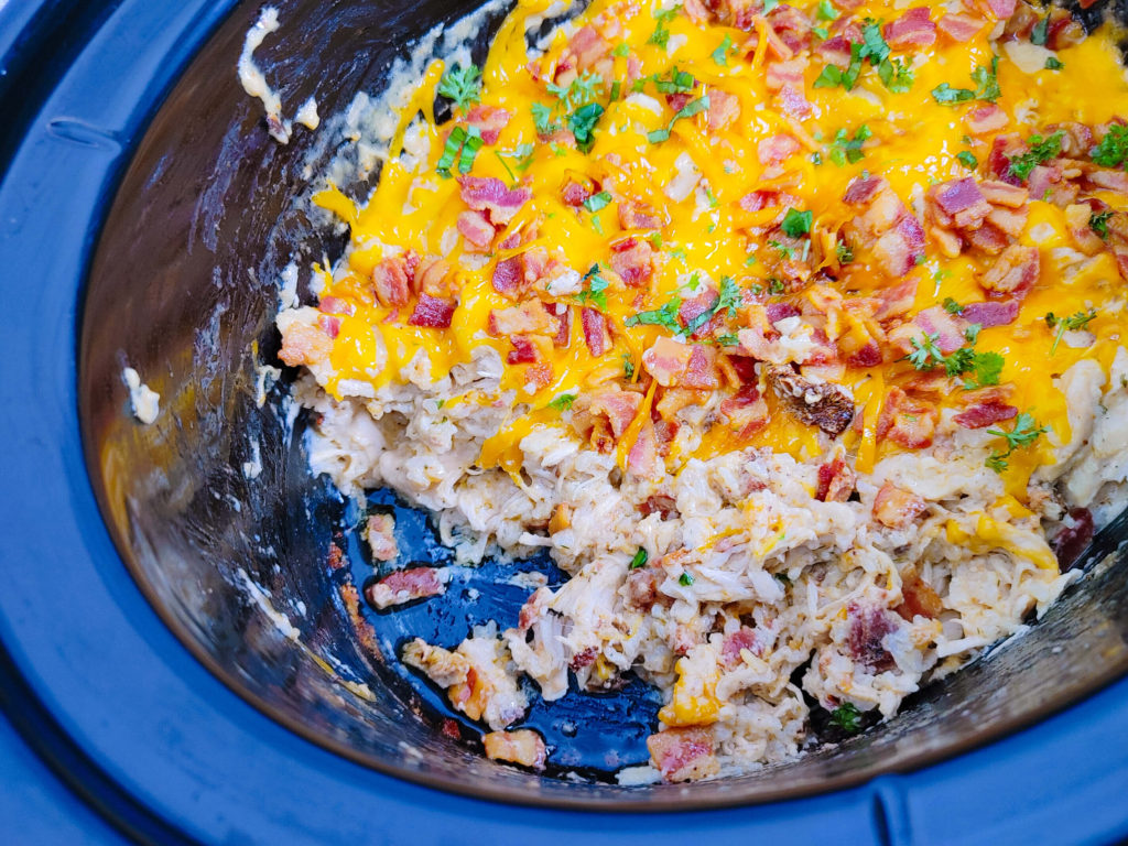 SERVING SLOW COOKER CRACK CHICKEN