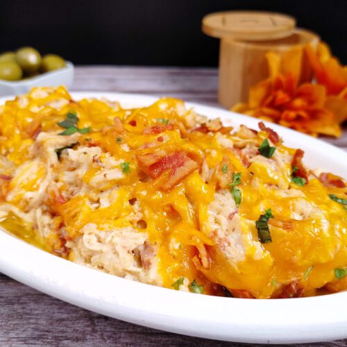 SLOW COOKER CRACK CHICKEN CASSEROLE