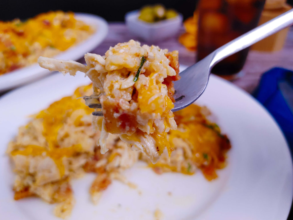 SLOW COOKER CRACK CHICKEN ON A FORK. YUM!