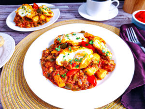 Easy Egg and Chorizo Mexican Breakfast Skillet Recipe - U Keep Cooking