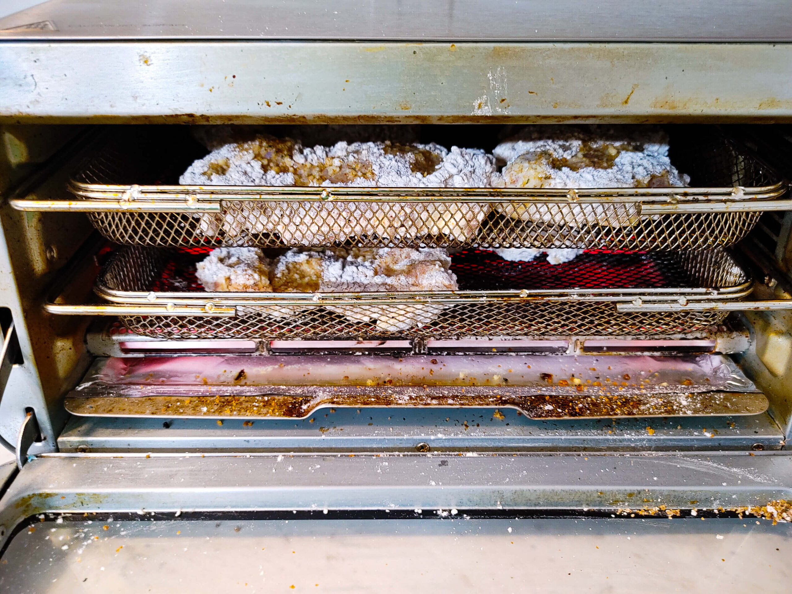 air fryer panko chicken thighs cooked to golden brown crispy 165 degrees internal temperature