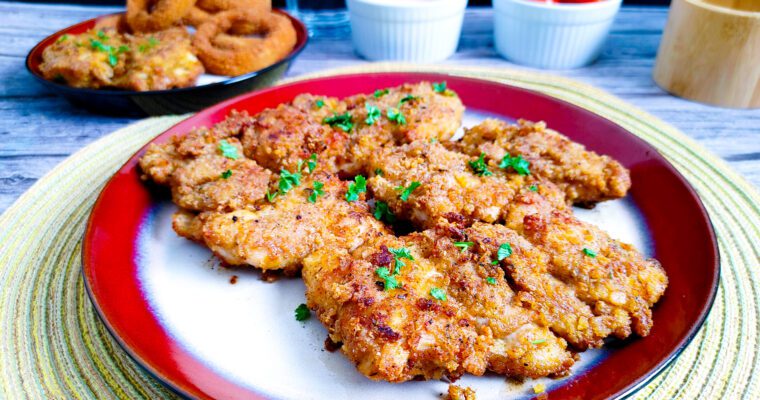 Crispy Air Fryer Panko Boneless Chicken Thighs