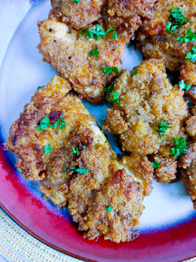 CRISPY CHICKEN THIGHS