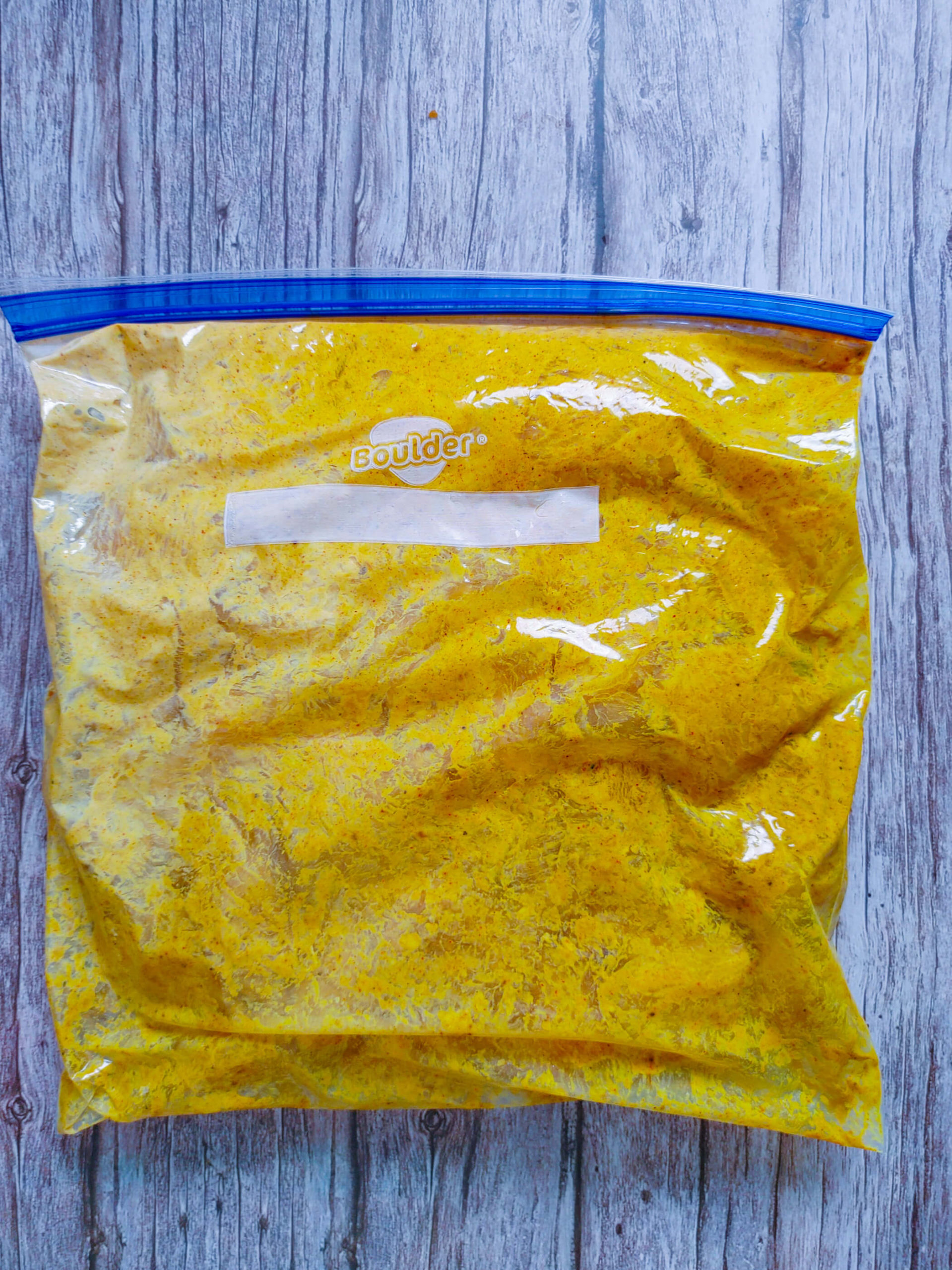 chicken marinate in zip top bag