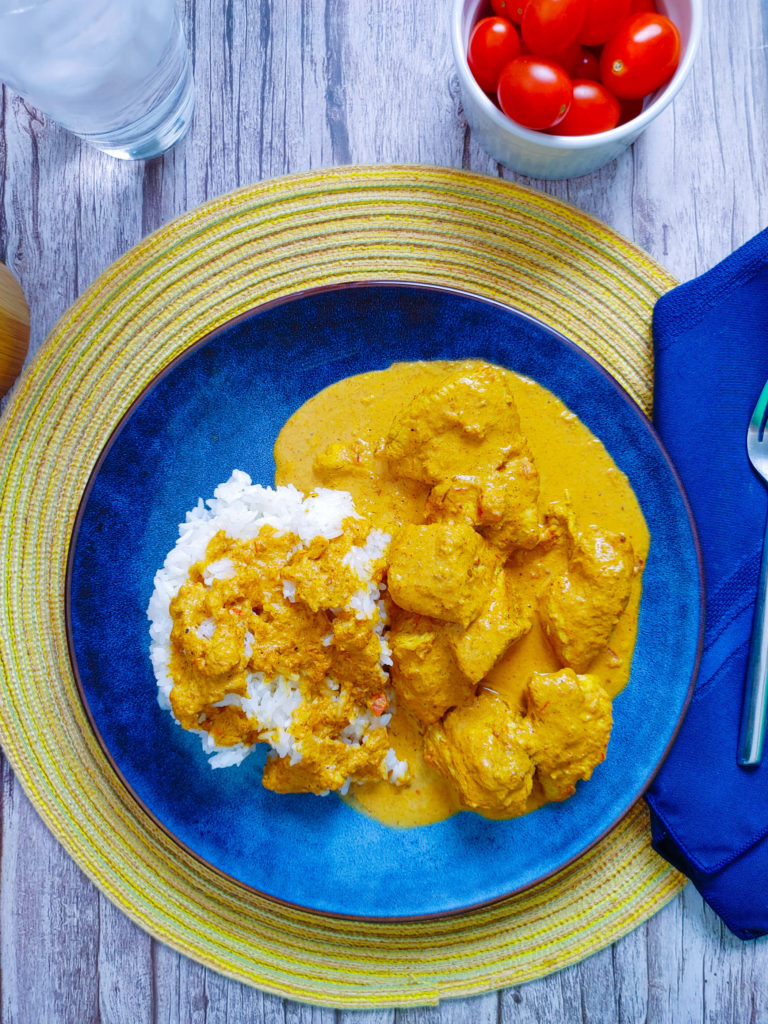 PLATED BUTTER CHICKEN