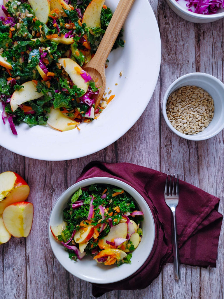 plated kale