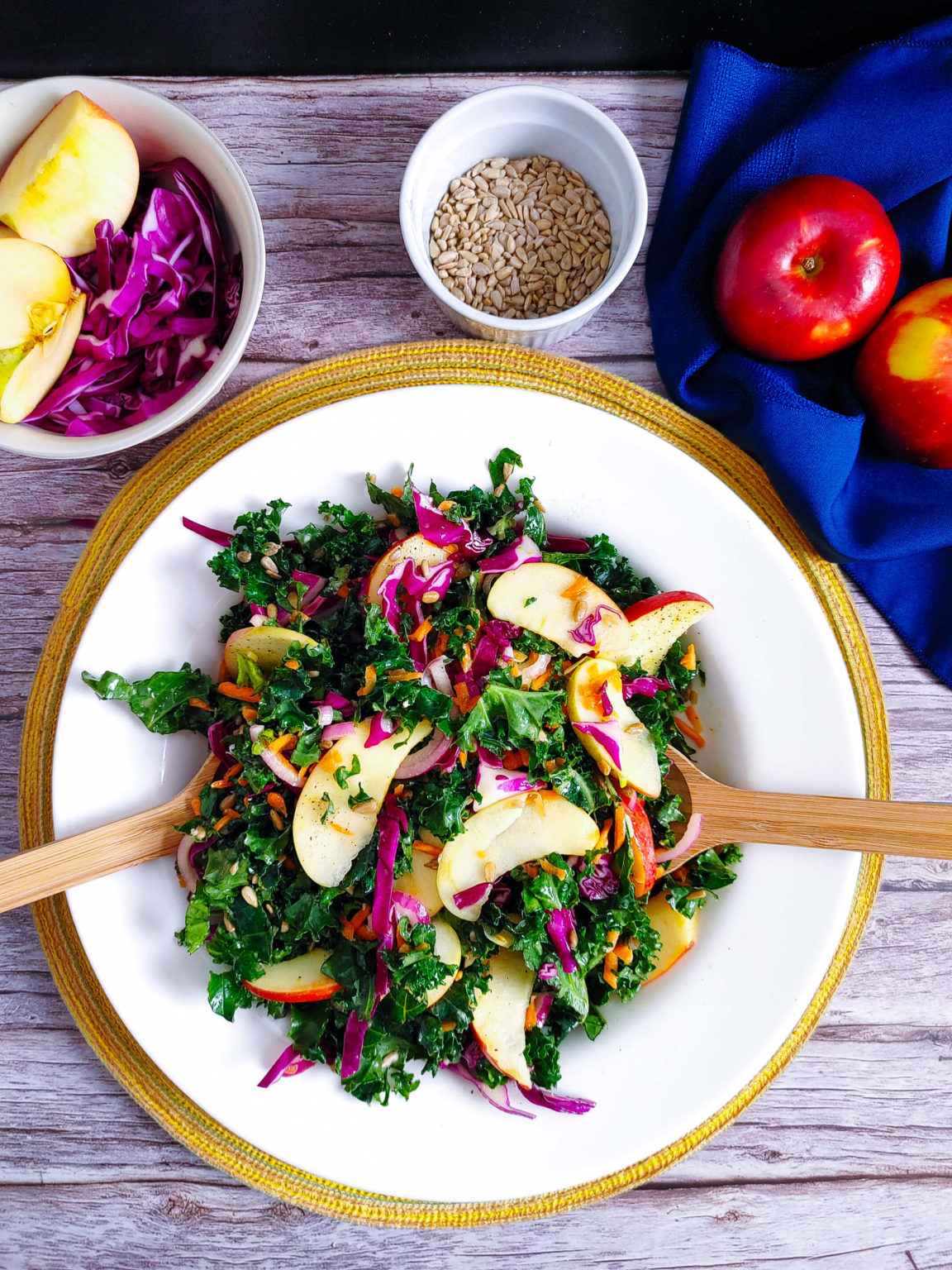 Tropical Smoothie Cafe Kale Apple Slaw Salad Recipe U Keep Cooking