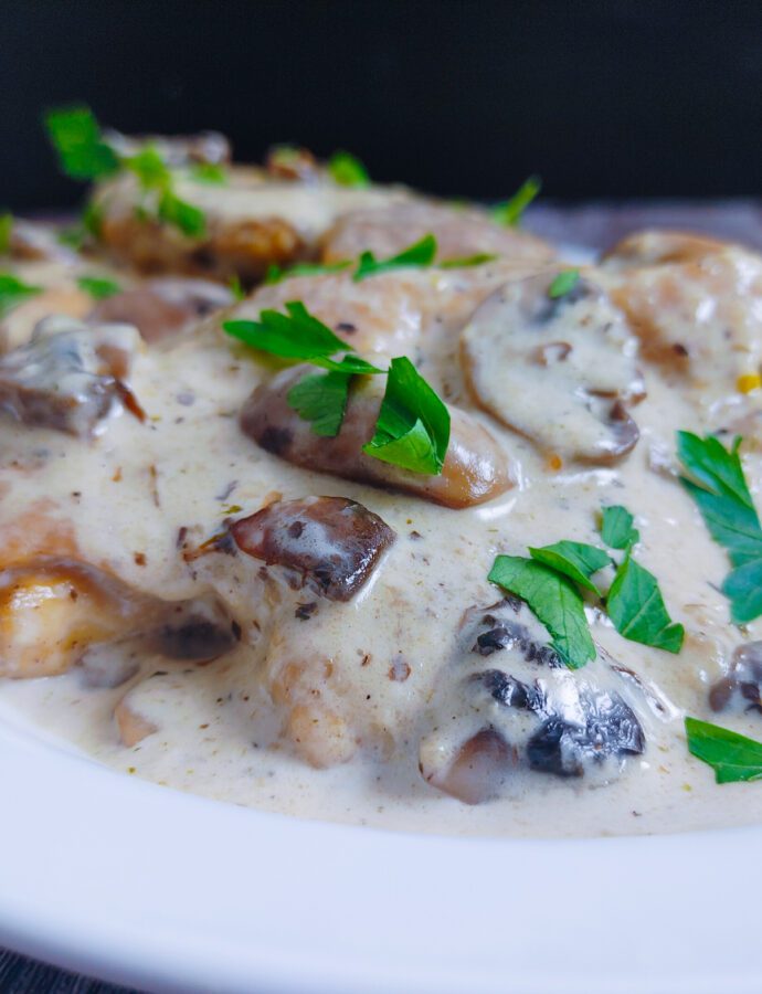 Instant Pot Cream of Chicken and Mushroom Recipe