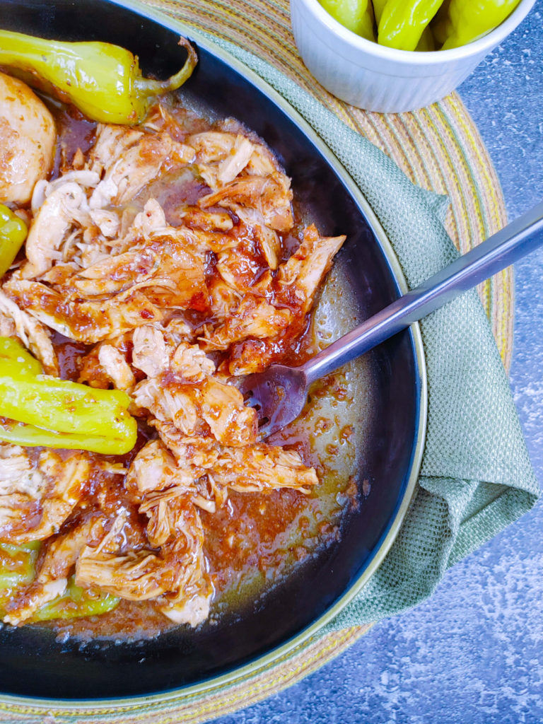 SHREDDED MISSISSIPPI CHICKEN