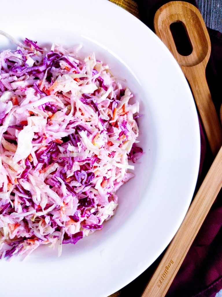 HOMEMADE CREAMY COLESLAW WITH CELERY SEED