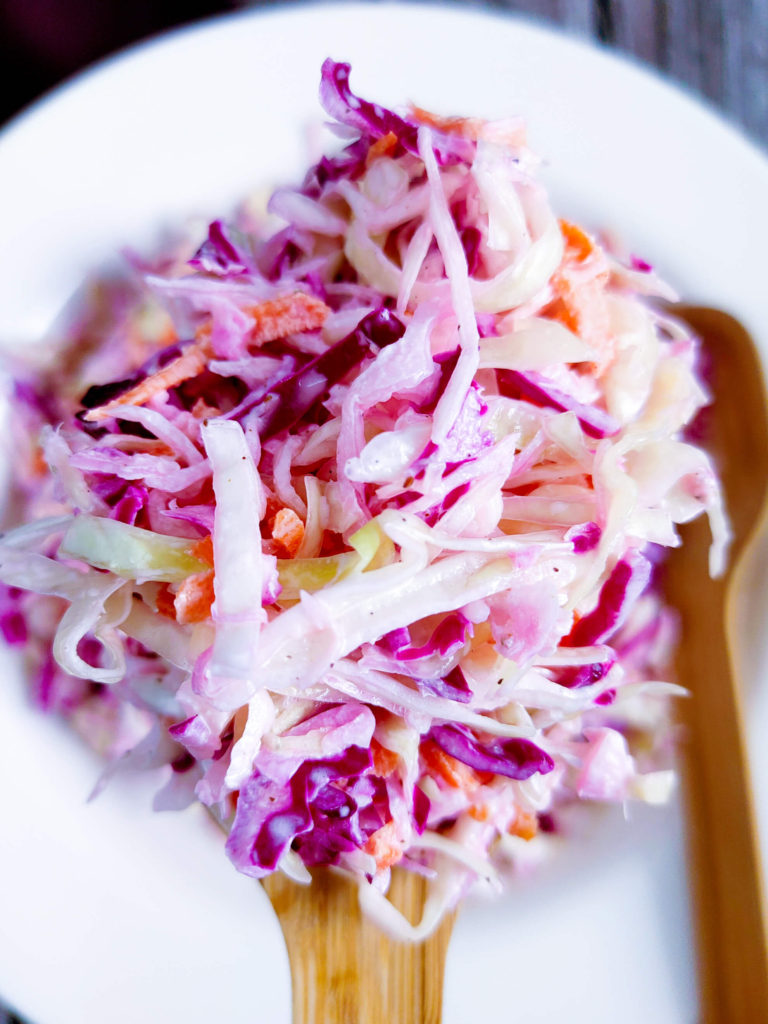 HOMEMADE CREAMY COLESLAW