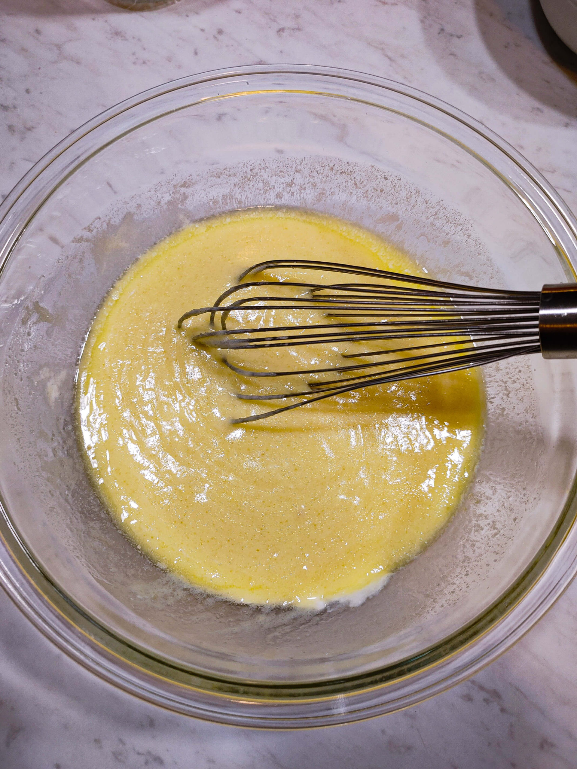 WHISK TOGETHER ALL THE WET INGREDIENTS