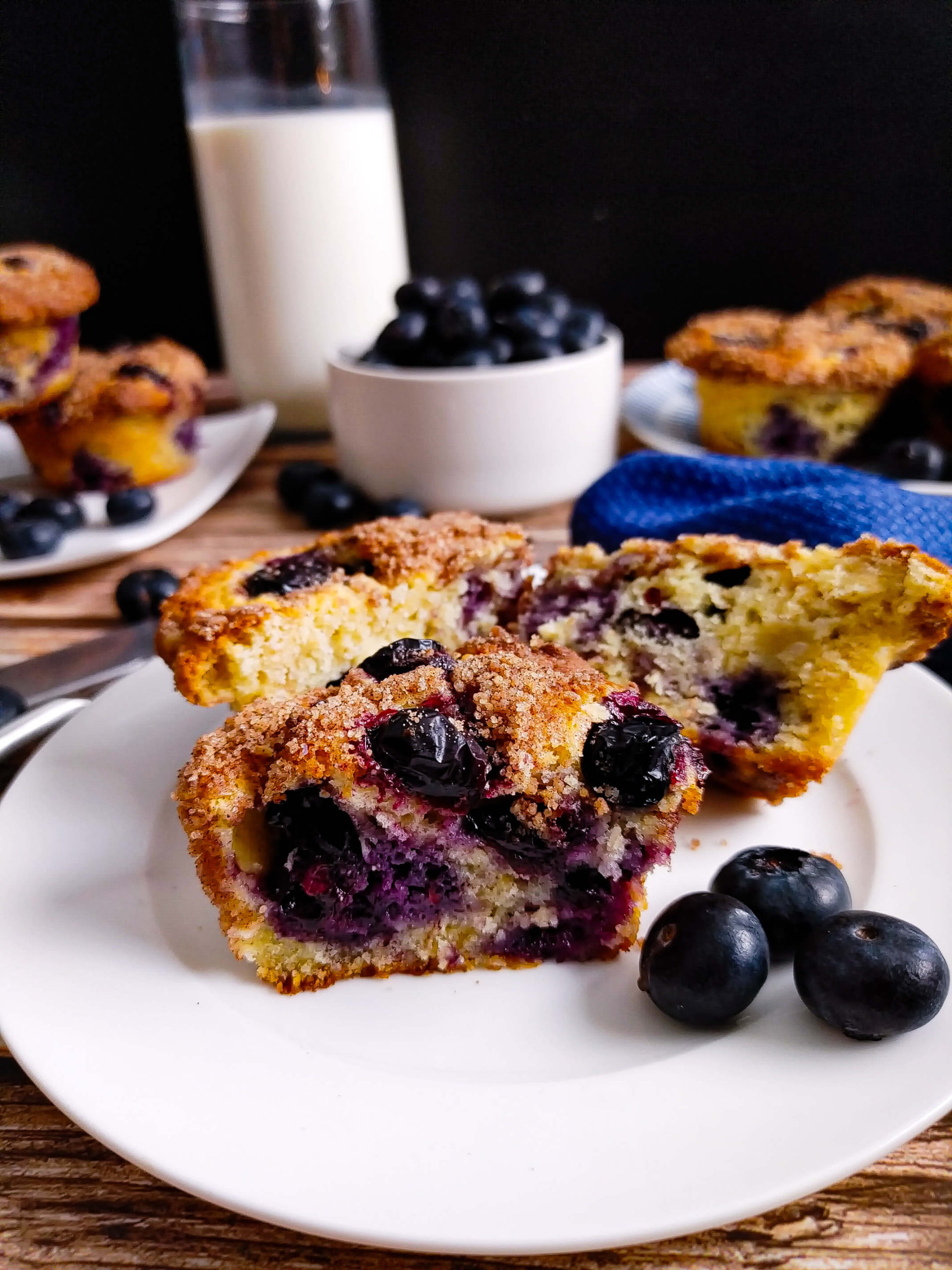 BAKED BLUEBERRY MUFFINS