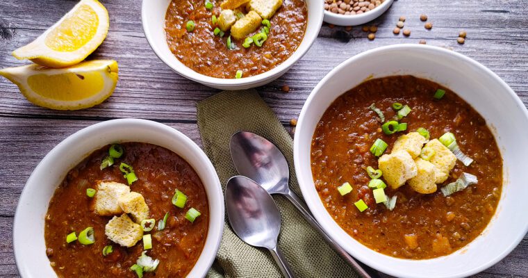 Best Pressure Cooker Lentils with Curry Soup Recipe