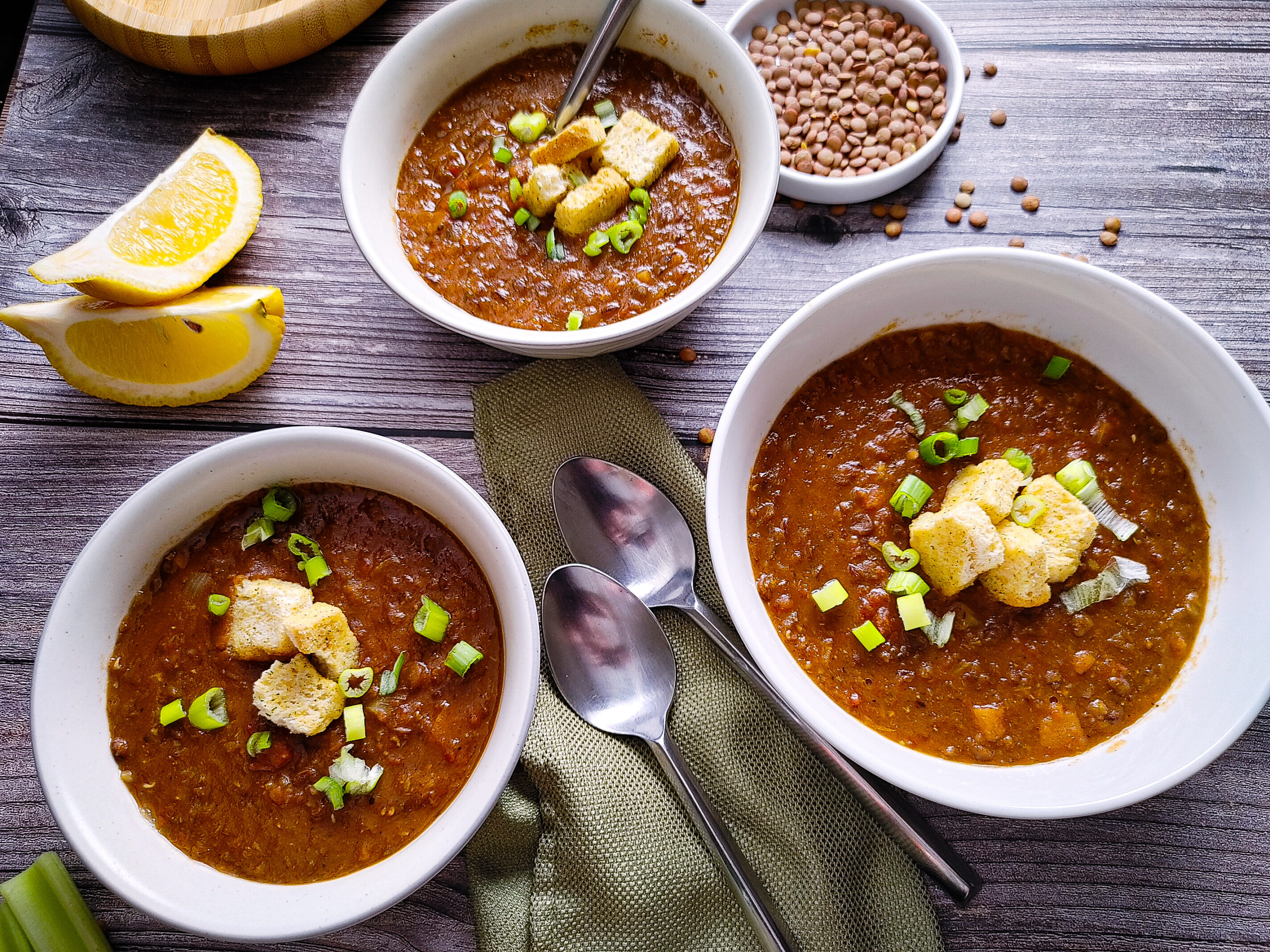 Best Pressure Cooker Lentils with Curry Soup Recipe