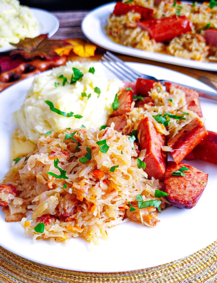 Easy Instant Pot Sauerkraut Kielbasa Sausage Recipe