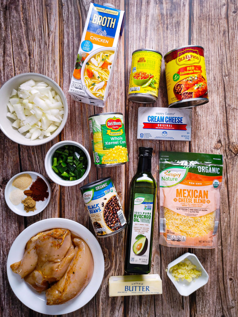 PHOTO OF ALL INGREDIENTS USED IN THE SOUP