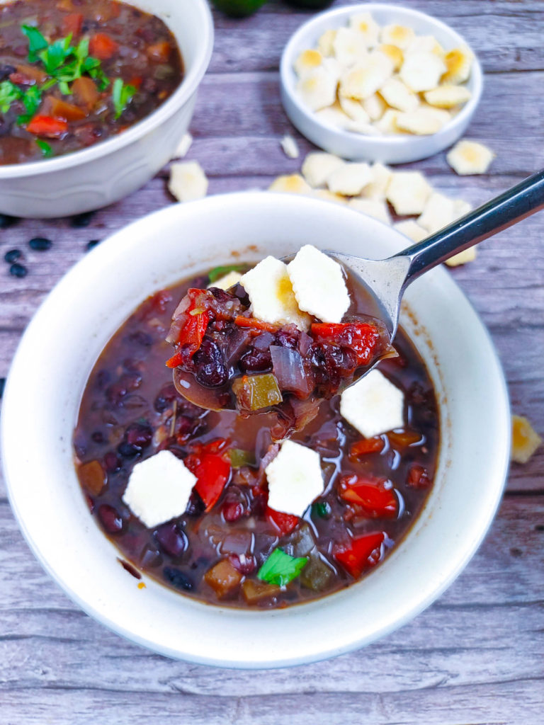 BLACK BEAN SOUP ON SOUP