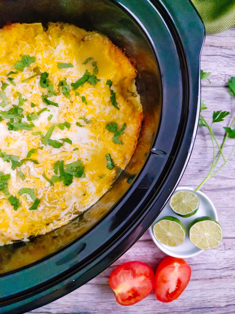 CHICKEN ENCHILADA IN  SLOW COOKER