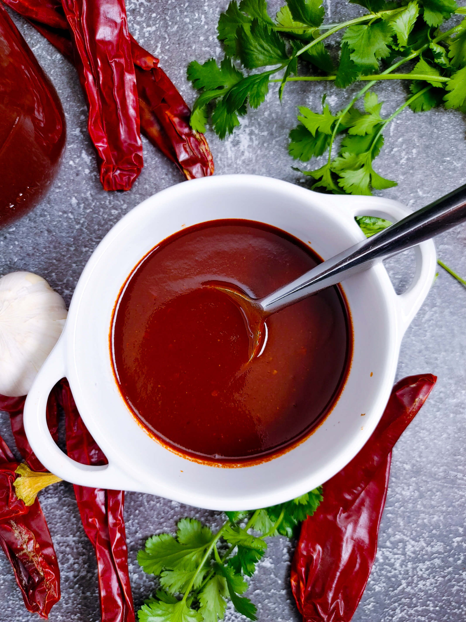 ENCHILADA SAUCE IN A BOWL