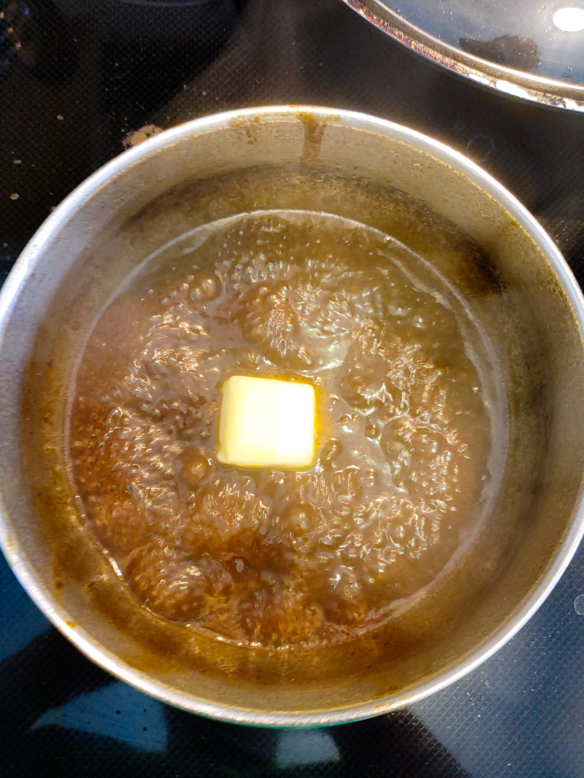 REDUCE THE MARINATE AND FINISH WITH BUTTER