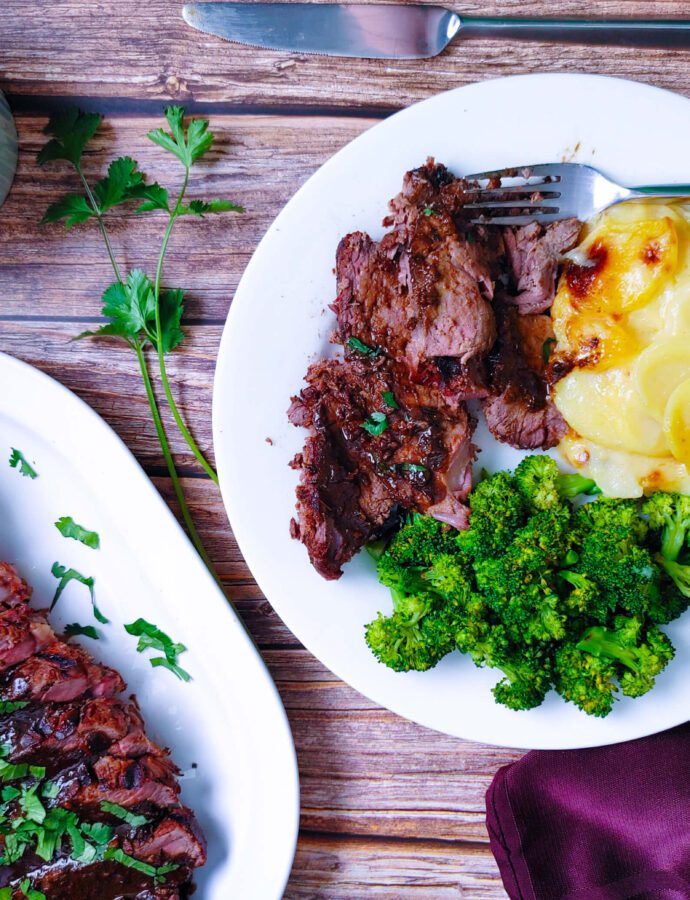 Joule Sous Vide London Broil Marinated Steak Recipe