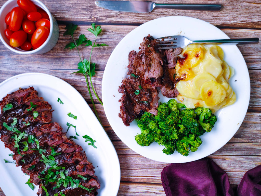 LONDON BROIL SPREAD FOR DINNER