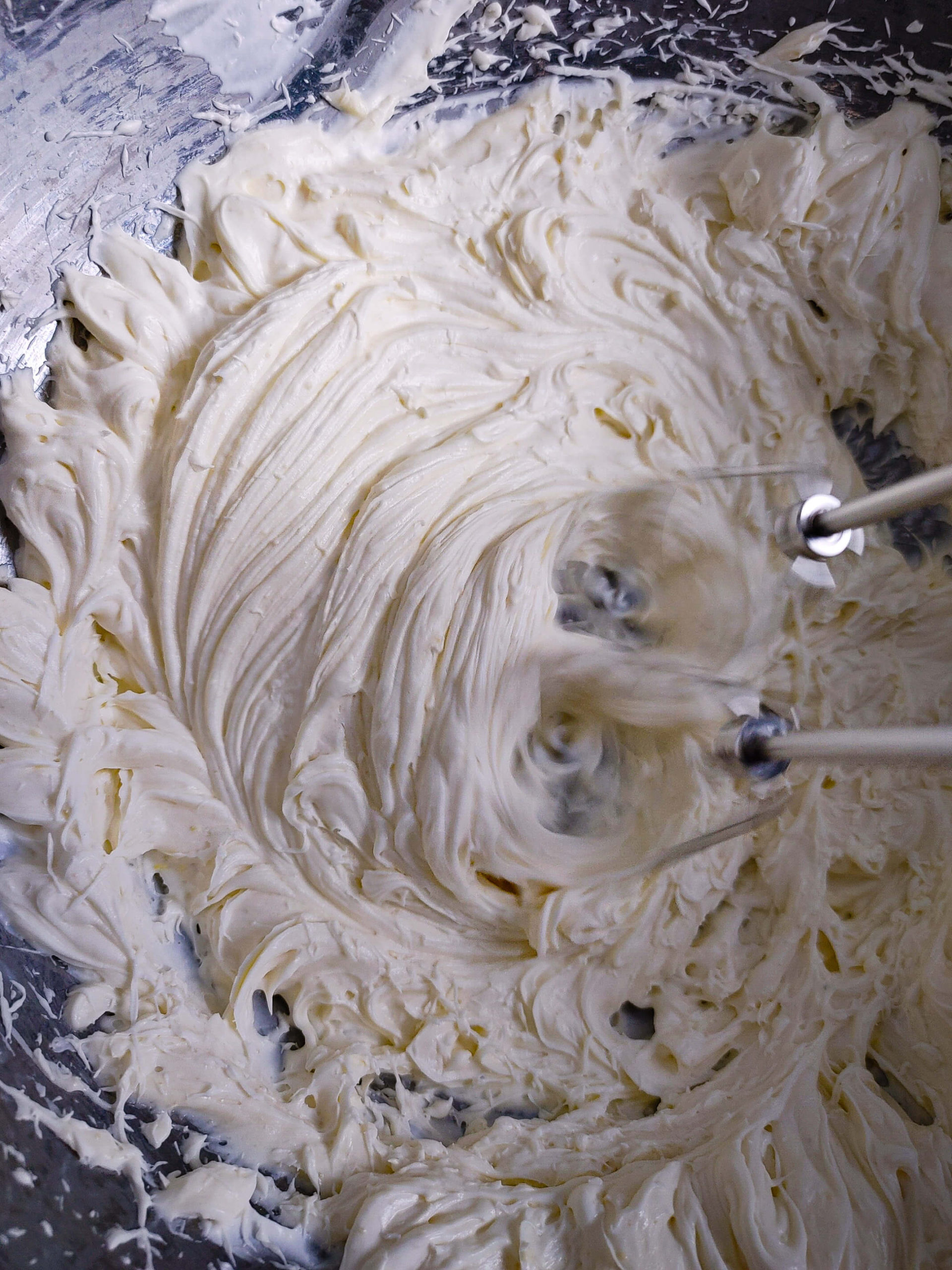 Combine the cream cheese mixture and the whip cream